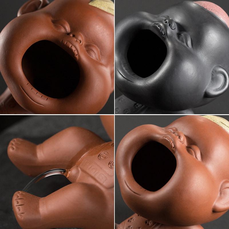 茶遊び 紫砂 噴水 オブジェ 遊び心ある 茶室 茶卓 ユニークな 茶盤飾り 装飾品 小便小僧 置物 ティータ..