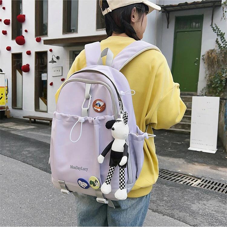 樂天商城 - スクールバッグ 通勤 バッグパック 出張 軽量 韓国風 通学 カジュアル カバン 男の子 撥水 リュック 入学式 大学生 メンズ 大容量 おしゃれ 学園風 女子 高校生 女の子 リュックサック 学生 便利 中学生 レディース キッズ 旅行 かわいい 小学生 プレゼント 可愛い