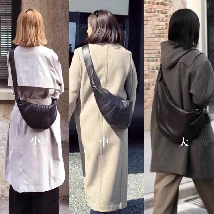 クロワッサンバッグ チェーン ホワイト カバン レディース ブラウン 餃子型 斜めがけバッグ 羊革 グリーン カジュアル グレー ブラック おしゃれ 牛革 ショルダーバッグ シンプル レザー 鞄 かわいい(4.0)