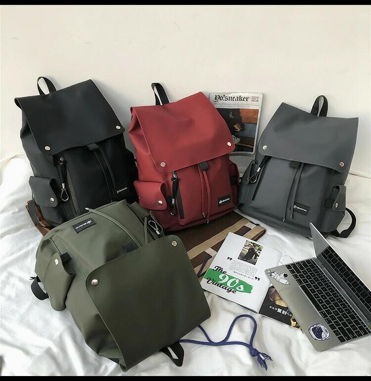 デイパック 2way リュック フラップ デザイン 女子 メンズ 軽量 レザー 通学 大容量 A4 レディース ランドセル バックパック 高校生 リュック リュック ボックス型 バッグ かばん かわいい リュックサック