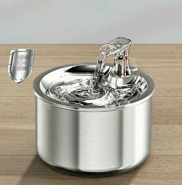 自動水やり器 自動 自動補水 猫用 ペット自動給水器 ペット 2.0L ステンレス みずのみ器 猫 給水器 循..