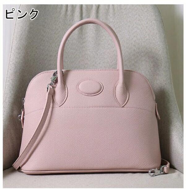 Rakuten - レザーバッグ 【 ファスナー 31cm】ブガッティ型バッグ レディース ショルダーバッグ 本革 トートバッグ ストラップ