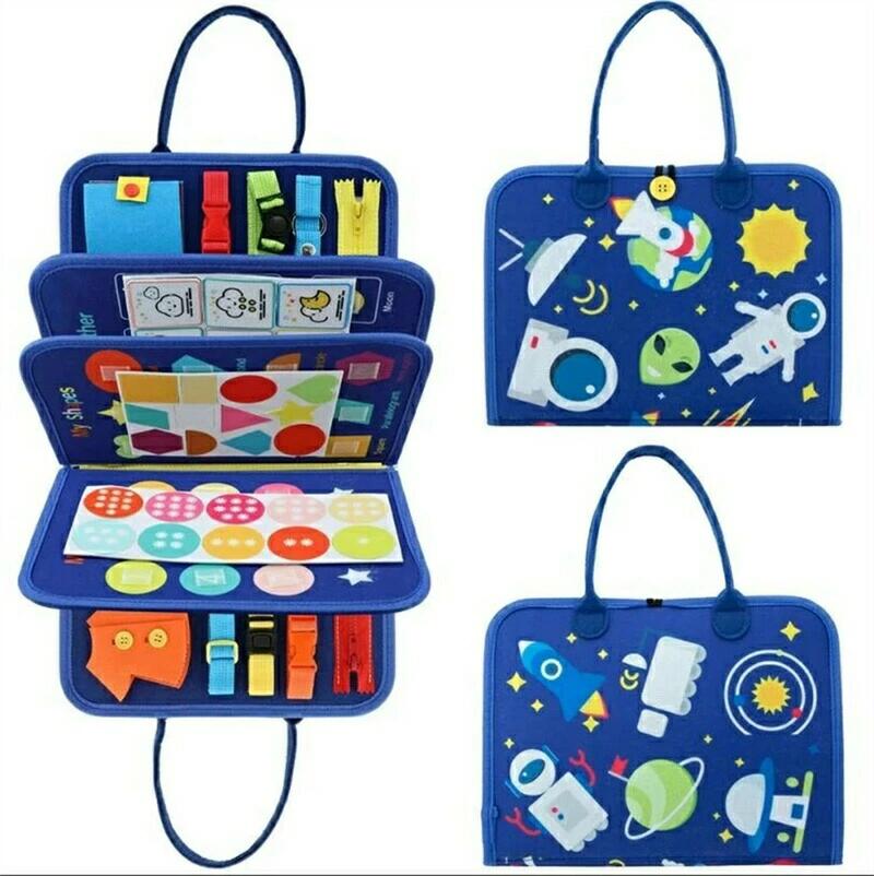 むすびもち もんてっそーり こどものおもちゃ 知育玩具 モンテッソーリ 教具子ども おもちゃ プレゼント ビジーボード オモチャ 幼児玩具 toys モンテッソーリボード 布絵本 教育玩具 クリスマスプレゼント モンテッソーリおもちゃ