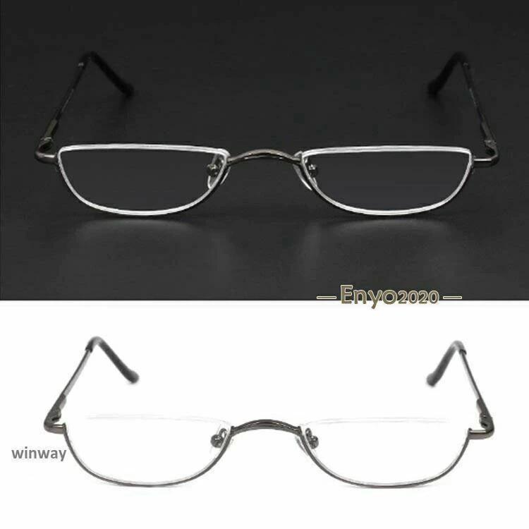 メンズ 軽い シンプル アンダーリム 鼻掛け PC老眼鏡 コンパクト 老眼鏡 スリム シニアグラス 女性 レ..