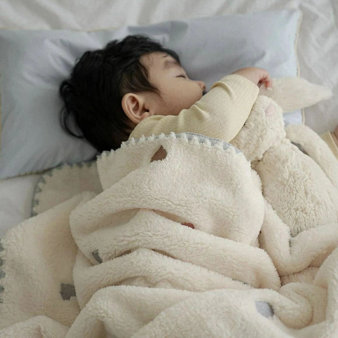 保温性 毛布 退院 車 秋 くま りす 冬 おくるみ コットン 赤ちゃん ベビーカー ふわふわ うさぎ ブランケット 綿 秋 5種類 持ち運び ひ..