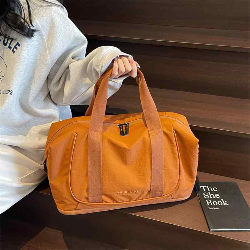 旅行用 グリーン レディース ナイロン製 手提げ ジム 無地 撥水 パープル 鞄 ベージュ 乾湿分離 大容量 バッグ ショルダーバッグ 肩掛け 軽量 スポーツ ブラック ブラウン