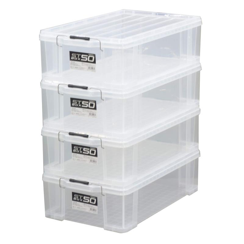 #50 ��Ǽ�ܥå��� ���ꥢ 4�ĥ��å� ����71.6�߹⤵20.8����42.5cm ST�ܥå���