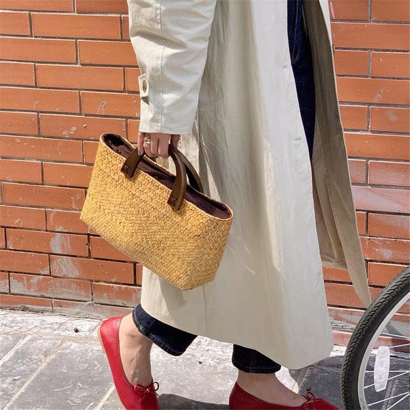 通学 お出かけ 大容量 行楽 軽い バック 可愛い マルシェ ショルダー ハンドバッグ 手提げ 籠 かばん 大人 レディース 軽量 マザーズバッグ 夏バッグ 通勤 ナチュラル メッシュ ビーチ 大人 トートバッグ