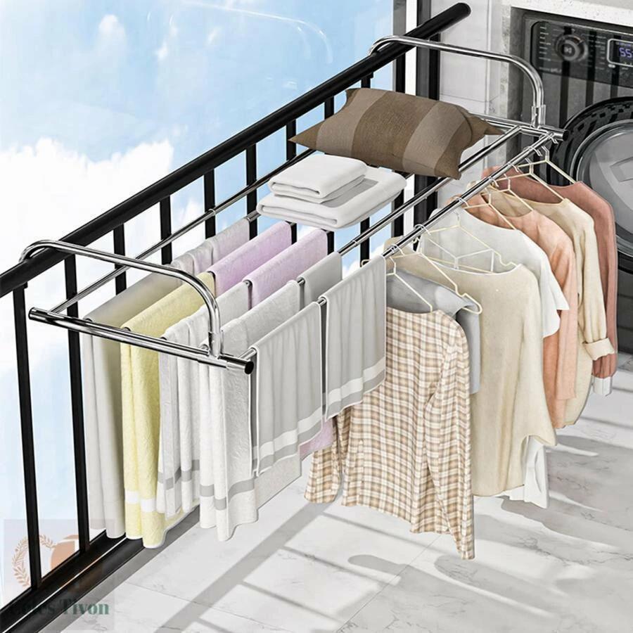 - 折りたたみ式でコンパクト この物干しラックは折り畳み式です。使用しないときは、隙間に収納することができます。場所をとらず、コンパクトなデザインです。屋内外のあらゆる種類の乾燥に使用することができます- 高品質で耐久性のある乾燥ラックです...