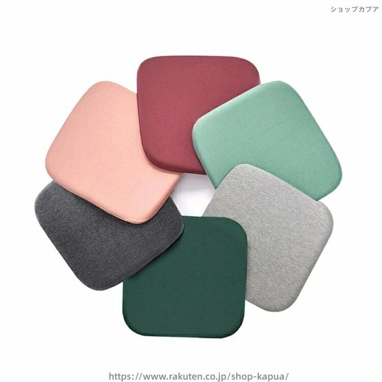 チェアクッション Natural ラウンドクッション フロアクッション チェアーパッド 通気性 シートクッシ..