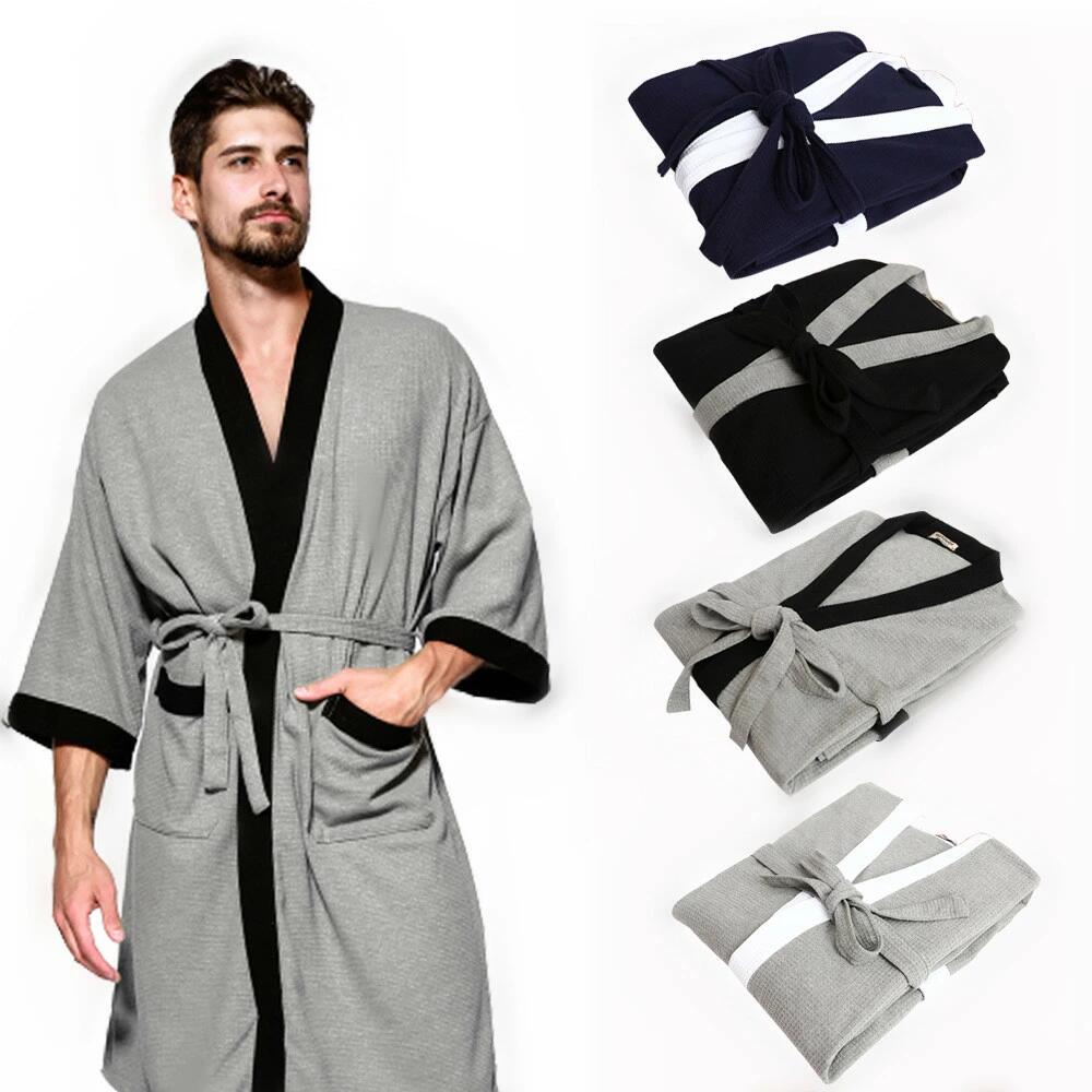 大きいサイズ 春夏秋 カップル ナイトガウン サウナ マタニティ ママ やわらかい ペア 温泉 出産祝い 単品売り レディース 7色 部屋着 ユニセックス ガウン ロング丈 ホテル 寝巻き カーディガン ルームウェア メンズ