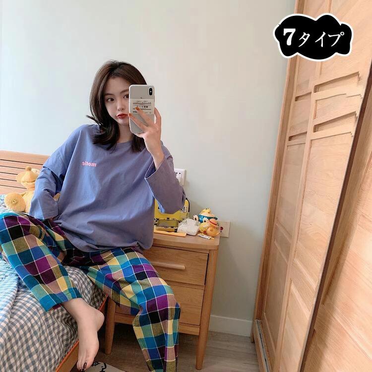 【商品コード】：y255647関連キーワード：パジャマ レディース 長袖 上下セット【素材】：ポリエステル【サイズ】：（約）フリーサイズ着丈64 バスト118 肩幅60 ズボン丈98 ヒップ112 モニターの発色具合により、実際のものと色が...