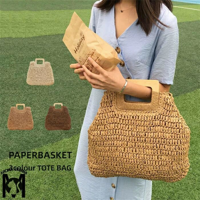 海外 プール 旅行 花火 トートバッグ 手提げバッグ ビーチバッグ 夏 鞄 カジュアル デート 海 夏休み かご 温泉 カゴバック バッグ カバン 日常 海水浴 お洒落 ピーチ バンブーハンドル ハンドバッグ 通学 かばん トート 水着 浴衣 レディース リゾート 通勤 サマー