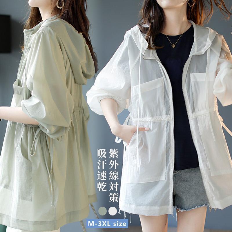 ロング丈 シャツ パーカー 韓国 ビーチ 可愛い コーディネート フード付き uvカット ラッシュガード 薄手 通勤 レディース 冷房対策 ハイネック 無地 長袖 夏