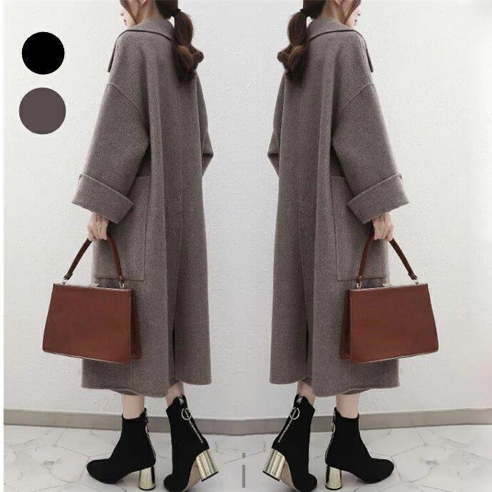スプリング スーパーロングコート 秋 チェスターコート レディース 初冬 ロング丈 コート トレンチコート カシミヤコート カシミヤ 通勤