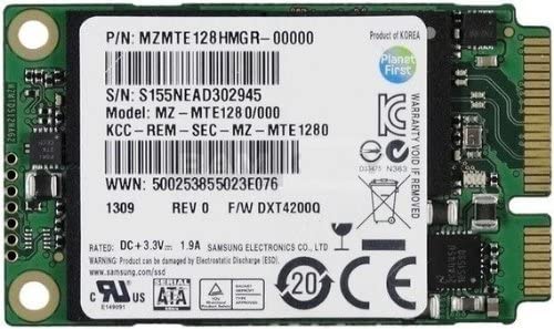 送料無料★サムソン Samsung PM851 Series MZMTE128HMGR-00000 mSATA 128GB SATA III TLC Internal Solid State Drive 完動品【中古】