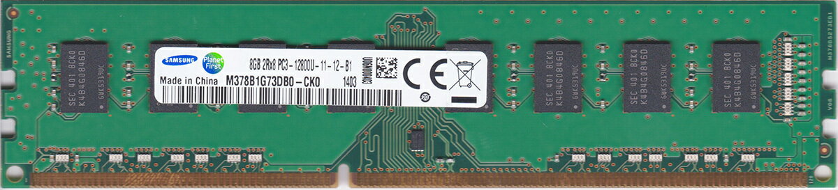 【中古】ディスクトップPC用 SAMSUNG DDR3 1600 PC3-12800U 8GB 中古メモリ 増設メモリ 交換メモリ【ポスト投函】【送料無料】