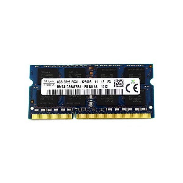 中古】ノート用メモリ SKhynix PC3L-12800S DDR3L 1600 8GB 中古メモリ【送料無料】増設メモリ