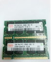 ノート用メモリ hynix PC2-5300S DDR2 667 2GB 2枚セット 計4GB 【送料無料】増設メモリ【中古】