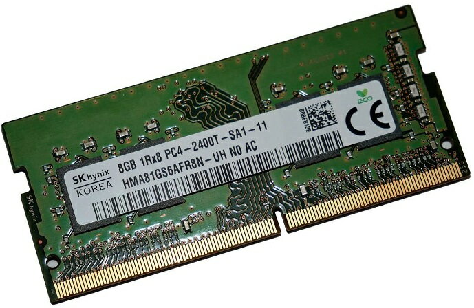 安心初期保障★SK hynix PC4-19200S (DDR4-2400T) 8GB SO-DIMM 260pin ノートパソコン用メモリ HMA81GS6AFR8N-UH ★送料無料 最短翌日届ける！！！【中古】