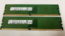 デスクトップ用メモリ SKHynix 2GB pc4-19200 DDR4 PC4-2400T 2400MHz 288pin 1R×8 非ECC 2枚組 計4G...