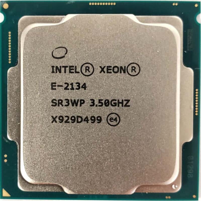 初期保障あり★本体PC用CPU Intel XEON E-2134 SR3WP 3.5GHz★送料無料【中古】