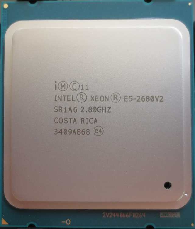 正規品★安心初期保証付き★デスクトップ用cpu Intel CPU Xeon E5-2680V2 SR1A6 2.80GHZ★送料無料【中古】