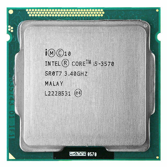 デスクトップPC用CPU INTEL Core　i5-3570 SR0T7 3.40GHZ インテル 増設CPU【送料無料】【中古】 ●動作PCから外した物です。傷も少なくて、未使用状態に近いです。 ●当商品はCPUのみです。付属品はありません。 ●送料無料です。ネコポスで発送します。ポスト投函ですので、時間指定できません。 ●中古品のため、多少汚れか傷がありますので、予めご了承ください。 ●写真は流用しております。写真のものと多少異なる場合はあります。