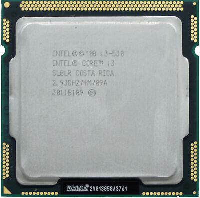 送料無料★本体PC用CPU Intel Core i3-530 2.93GHz インテル 増設CPU ポイント消化【中古】