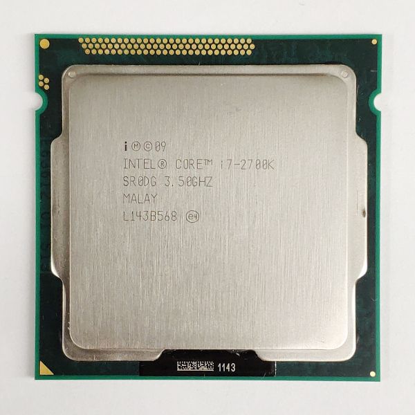 送料無料★本体PC用CPU Intel CPU Core i7 i7-2700K 3.50GHz 8M インテル 増設CPU【中古】