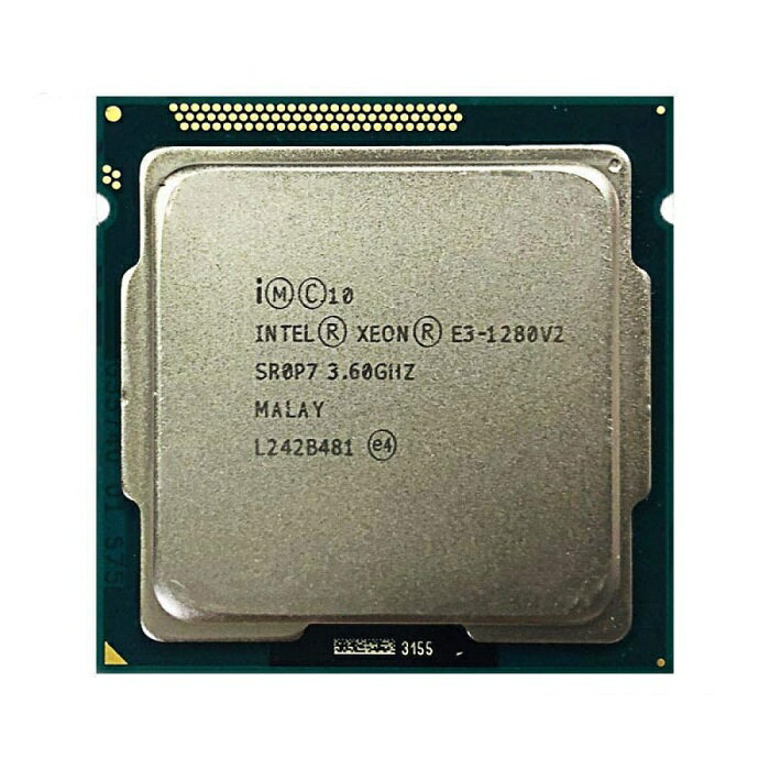 正規品★安心初期付き★デスクトップ用cpu INTEL　Xeon E3-1280 v2 3.6GHz SR0P7 CPU 【中古良品】送料無料