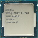 【中古】在宅勤務応援★デスクトップPC用CPU INTEL Core i7-4790K 4.00GHZ SR219 インテル 増設CPU【送料無料】【美品】