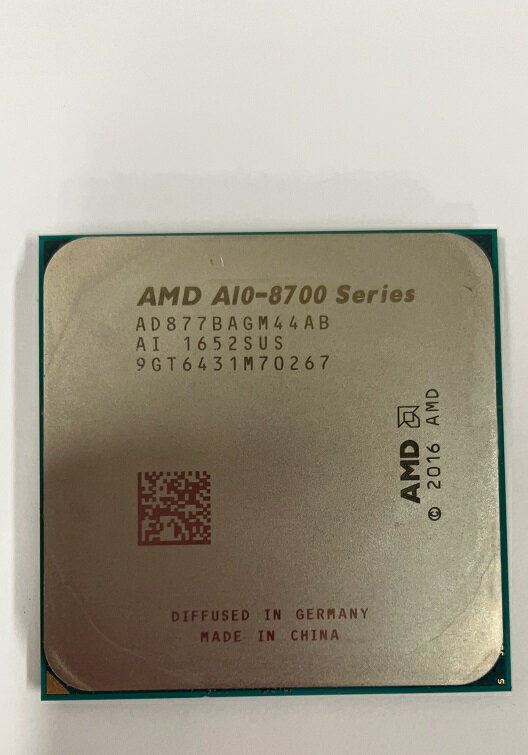 【中古】AMD CPU A10 シリーズ A10 8700 シリーズ A10-8700 A10-8770 A10 8770 3.5GHz プロセッサ 65W AD877BAGM44AB ソケット AM4CPU 送料無料★初期保障有