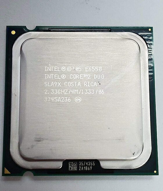 【中古】Intel Core 2 Duo CPU E6550 2.33GHZ 4M 1333 ★送料無料★初期保障あり