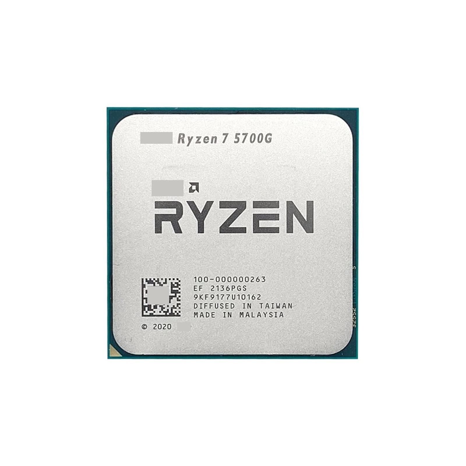 動作品★AMD Ryzen 7 5700G 100-000000263 3.8GHz AMD CPU 送料無料★初期保障有【中古】