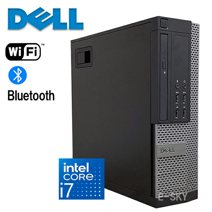 商品説明 メーカーDell 型番OptiPlex 7020/9020 SFF CPUIntel 第4世代 Core i7（4コア/4スレッド） RAMDDR3 16GB から HDD新品SSD 256GB から ドライブDVD-ROM OSWindows 10 Pro 64bit OfficeWPS Office 2 ネットワーク有線LAN 無線WiFi(Bluetooth機能付き) インタフェース USB 2.0 x6(前面x2 背面x4) USB 3.0 x4(前面x2 背面x2) Display-Port出力 x2/VGA出力 x1 有線LAN x1/オーディオコネクター 本体サイズ高さx幅x奥行き：290mm x 93mm x312mm 重量：約6kg 付属品Officeライセンスカード 電源ケーブル 保証 通常保証期間：商品お届け後30日間 商品レビューを書いてくれたお客様には90日間動作保証に延長いたします 商品お届け後7日間は理由なく返品可能いただく事が可能でございます（送料はお客様負担） MS Officeについては、購入後返品不可になりますので、予めご了承ください コメント 弊社の専門スタッフが外装、電源、各ポート、基盤まで入念にクリーニングを行うことで、お客様に安心をお届けします 中古品でございますので、外装に塗装摩耗、擦り傷、シール剥がし跡がある場合がございます、使用に影響がない程度でございます、予めご了承ください