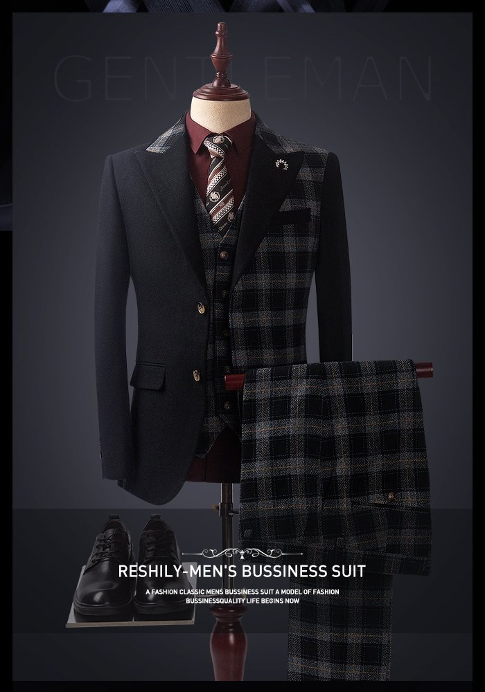 【送料無料！】スーツ シングルスーツ フォーマルスーツ 入学式 フォーマル 卒業式 大きいサイズ 結婚式 メンズ 入園式 セットアップ 3点セット ジャケット ベスト パンツ 卒園式 七五三 ビジネス ビジネススーツ 男の子 メンズスーツ 通勤 40代 おしゃれ ネイビー オフィス