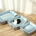 【接触冷感】新色入荷 一部即納 犬 ベッド 猫 ベッド 夏 ペットベッド ひんやりマット 冷感 ひんやり 暑さ対策 涼しい ふかふか 柔らかい 滑り止め 洗える 中小型犬 猫 柴犬 クッションマット クールマット 冷感クッション 夏用ベット ペットマッ