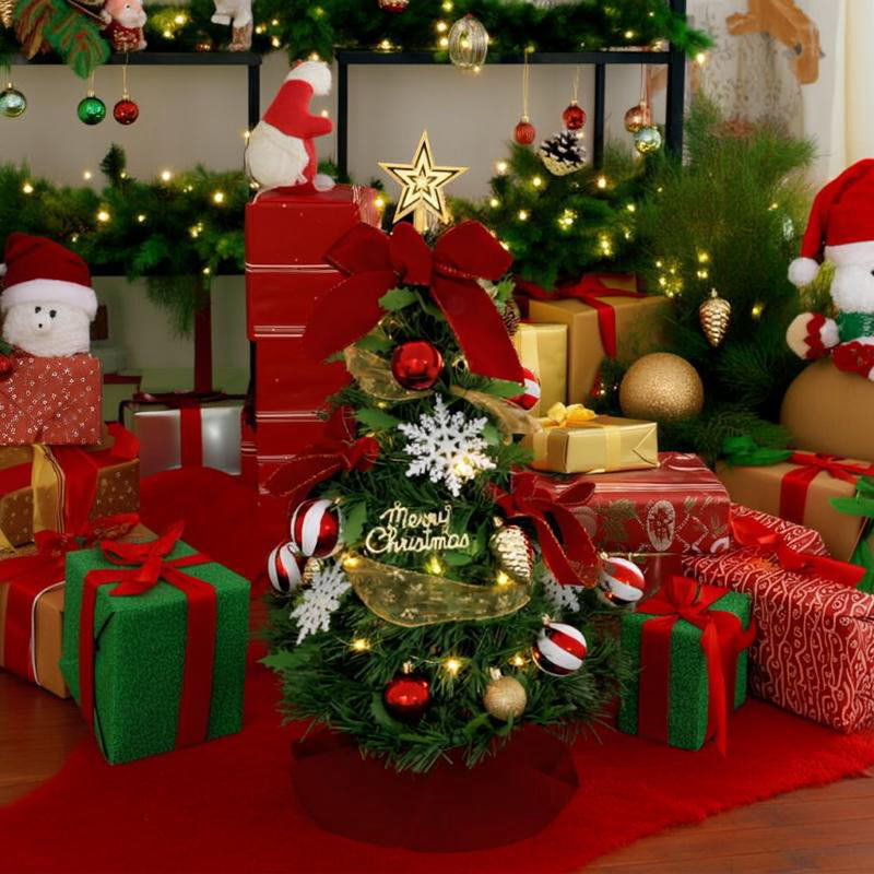 LEDフォールディングレッドツリー 60cm WG-1922 クリスマス イルミネーション