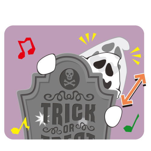 ムービングゴースト（トゥームストン） ハロウィン HW-2027