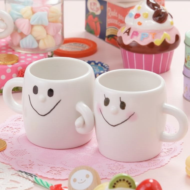 マグカップ ペア セット ペアマグカップ おしゃれ コーヒーカップ 夫婦 カップル 結婚祝い ギフト プレゼント なかよしペアシリーズ 友愛玩具 LF-10836
