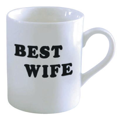 Rakuten - ベストマグ（ロゴ風） Wife柄 ベストワイフ