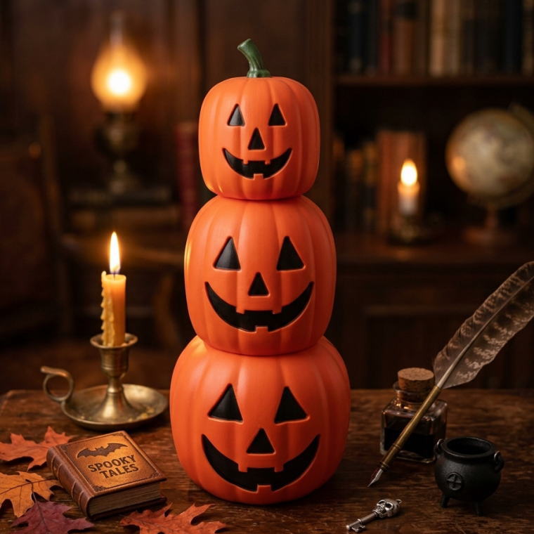 楽天市場】ハロウィン かぼちゃ 3連の通販