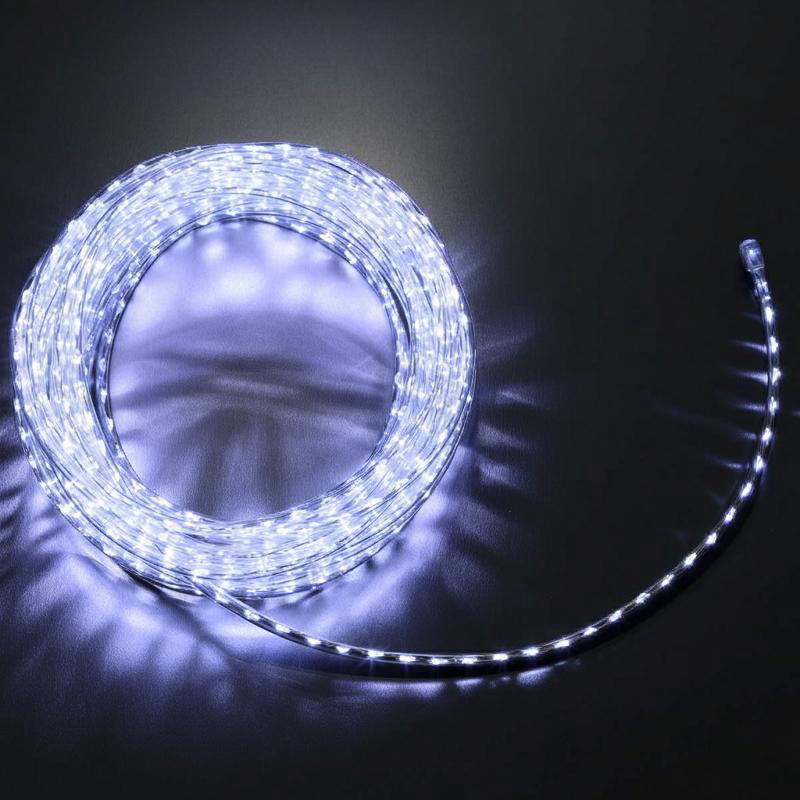 Rakuten - LEDストローチューブライト 10m ホワイト WG-25315WH クリスマス イルミネーション