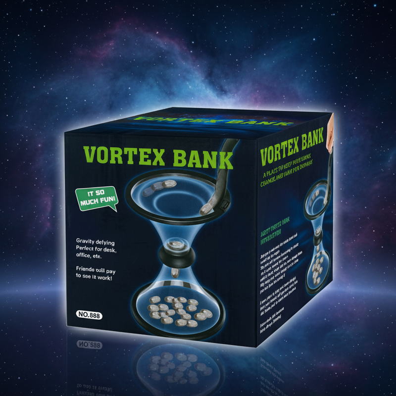 Coin Banks - 【12個入り】ボルテックスバンク VORTEX BANK 貯金箱 TY-0380 まとめ買い 業務用 景品 イベント 卸 セット販売