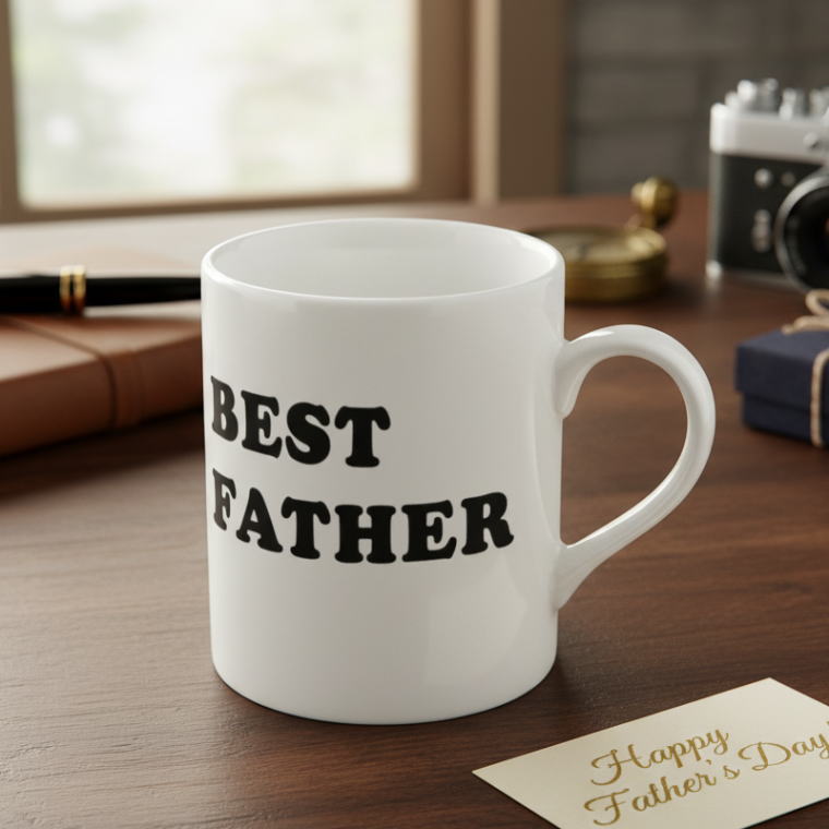 Rakuten - ベストマグ Father柄 ベストファーザー ロゴ風 マグカップ 陶器 コップ おしゃれ アメリカン雑貨 父の日 プレゼント 誕生日 ギフト 贈り物 男性 お父さん 友愛玩具 LF-0931FA
