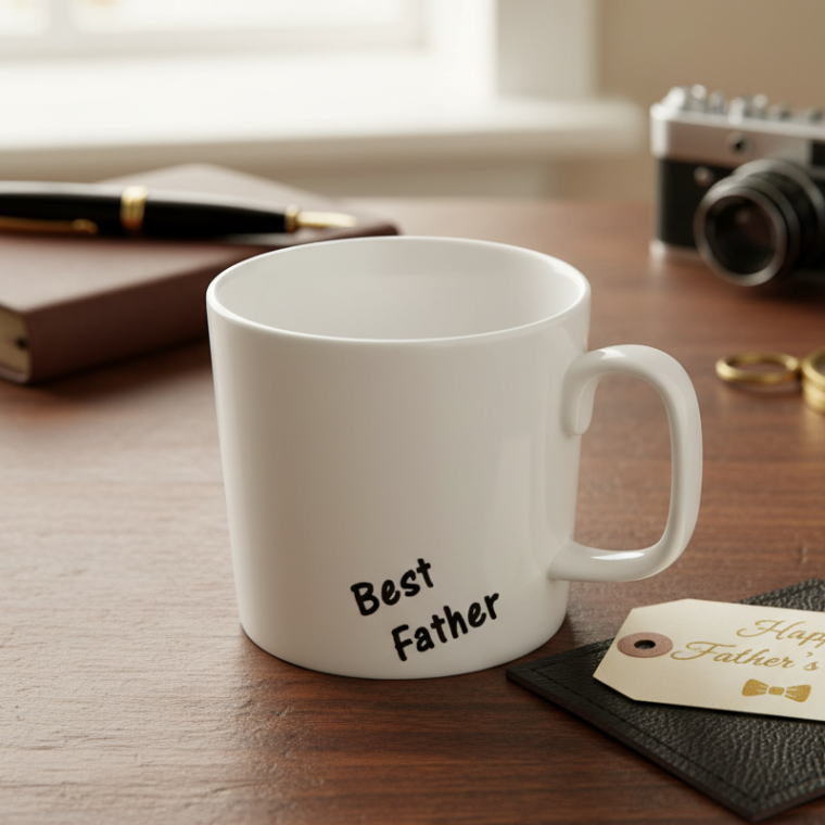 Rakuten - ベストマグ Father柄 ベストファーザー 手書き風 マグカップ 陶器 コップ おしゃれ アメリカン雑貨 父の日 プレゼント 誕生日 ギフト 贈り物 男性 お父さん 友愛玩具 LF-0932FA