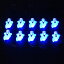 LED 10pcs.ライトガーランド（フラットゴースト） ハロウィン HW-1113