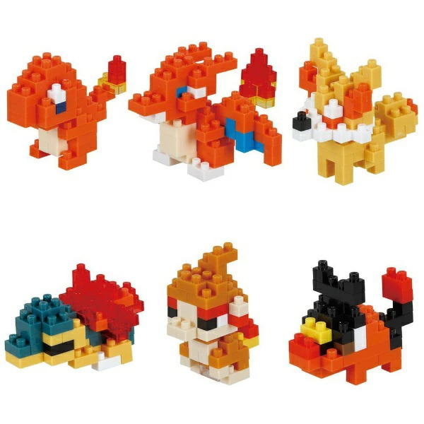 カワダ ナノブロック NBMC_11 ミニナノ ポケットモンスター ほのおタイプ （単品）