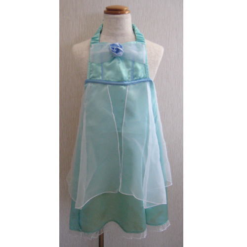 プリンセスエプロン エルサ風 SSサイズ キッズエプロン